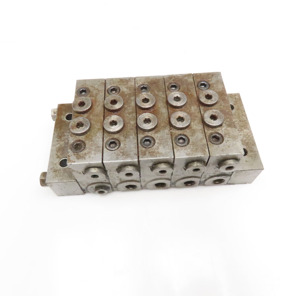 Trabon MSP Lubriquip Lubrication Divider Block Manifold MSP-05T MSP-05S