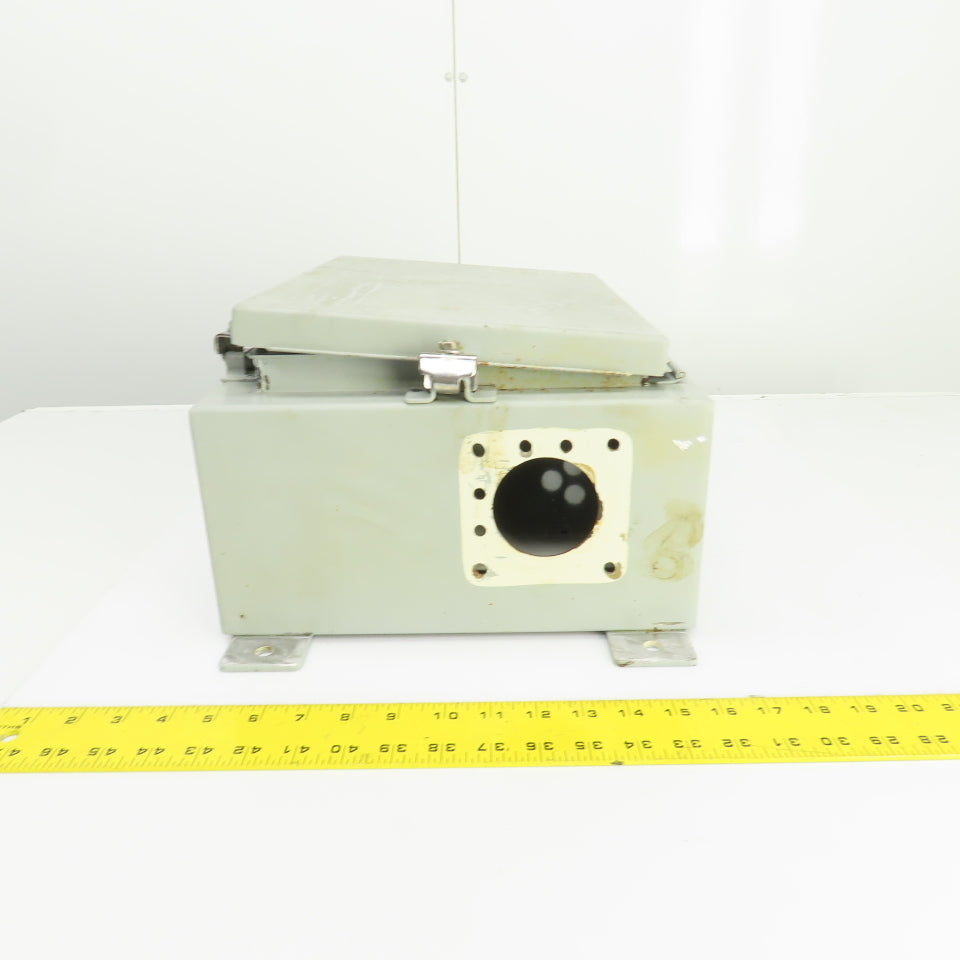 Hoffman 16" x 12" x 6" Wall Mount Electrical Enclosure W/Backplate & Hinged Door