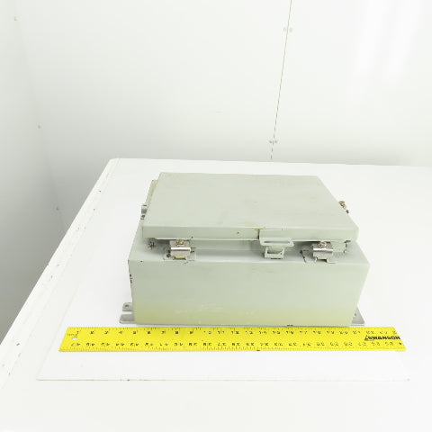 Hoffman 16" x 12" x 6" Wall Mount Electrical Enclosure W/Backplate & Hinged Door