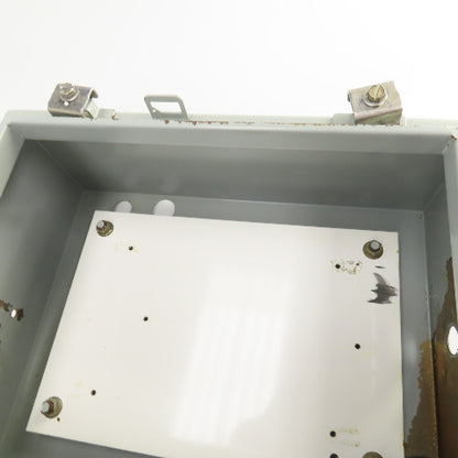 Hoffman 16" x 12" x 6" Wall Mount Electrical Enclosure W/Backplate & Hinged Door