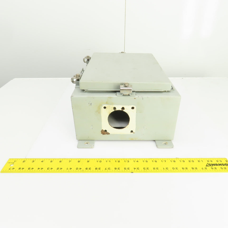 Hoffman 16" x 12" x 6" Wall Mount Electrical Enclosure W/Backplate & Hinged Door