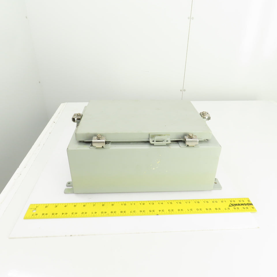 Hoffman 16" x 12" x 6" Wall Mount Electrical Enclosure W/Backplate & Hinged Door