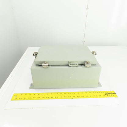 Hoffman 16" x 12" x 6" Wall Mount Electrical Enclosure W/Backplate & Hinged Door