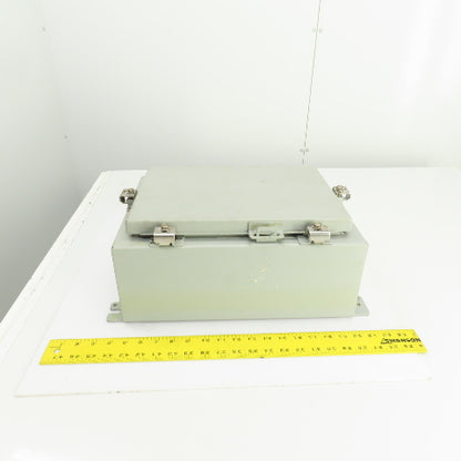 Hoffman 16" x 12" x 6" Wall Mount Electrical Enclosure W/Backplate & Hinged Door