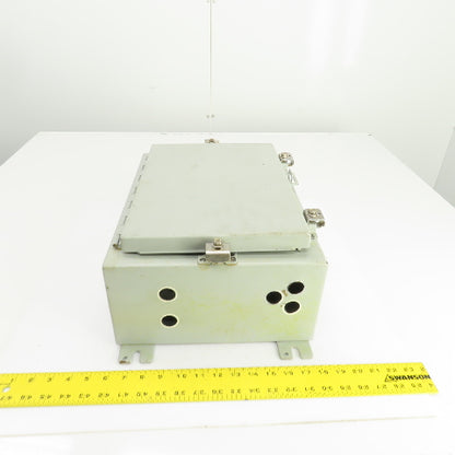 Hoffman 16" x 12" x 6" Wall Mount Electrical Enclosure W/Backplate & Hinged Door
