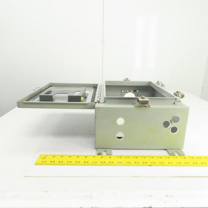 Hoffman 16" x 12" x 6" Wall Mount Electrical Enclosure W/Backplate & Hinged Door