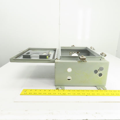 Hoffman 16" x 12" x 6" Wall Mount Electrical Enclosure W/Backplate & Hinged Door