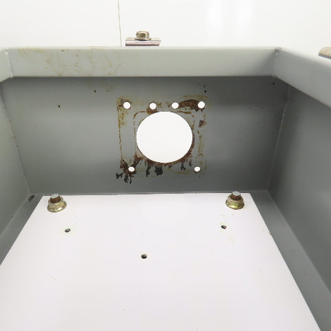 Hoffman 16" x 12" x 6" Wall Mount Electrical Enclosure W/Backplate & Hinged Door