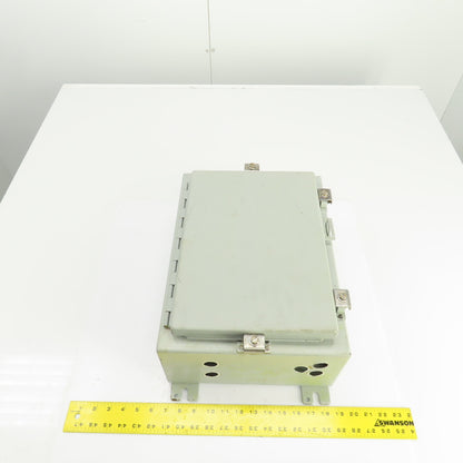 Hoffman 16" x 12" x 6" Wall Mount Electrical Enclosure W/Backplate & Hinged Door
