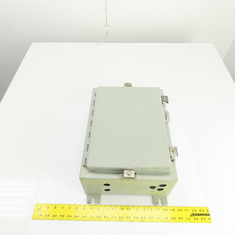 Hoffman 16" x 12" x 6" Wall Mount Electrical Enclosure W/Backplate & Hinged Door