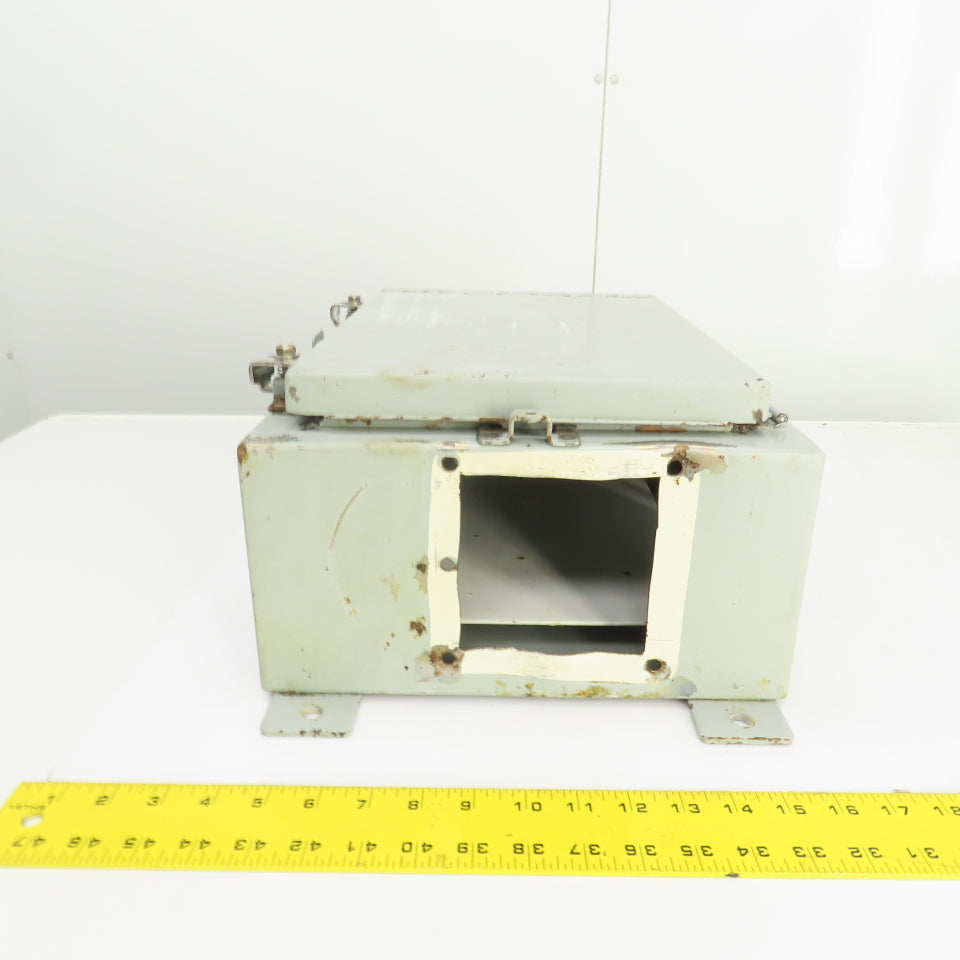 Hoffman 16" x 12" x 6" Wall Mount Electrical Enclosure W/Backplate & Hinged Door