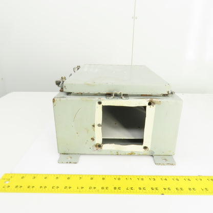 Hoffman 16" x 12" x 6" Wall Mount Electrical Enclosure W/Backplate & Hinged Door