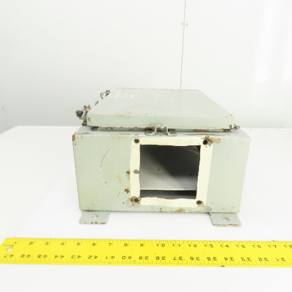Hoffman 16" x 12" x 6" Wall Mount Electrical Enclosure W/Backplate & Hinged Door