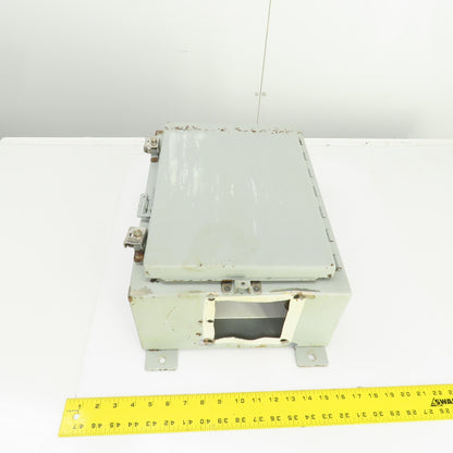 Hoffman 16" x 12" x 6" Wall Mount Electrical Enclosure W/Backplate & Hinged Door