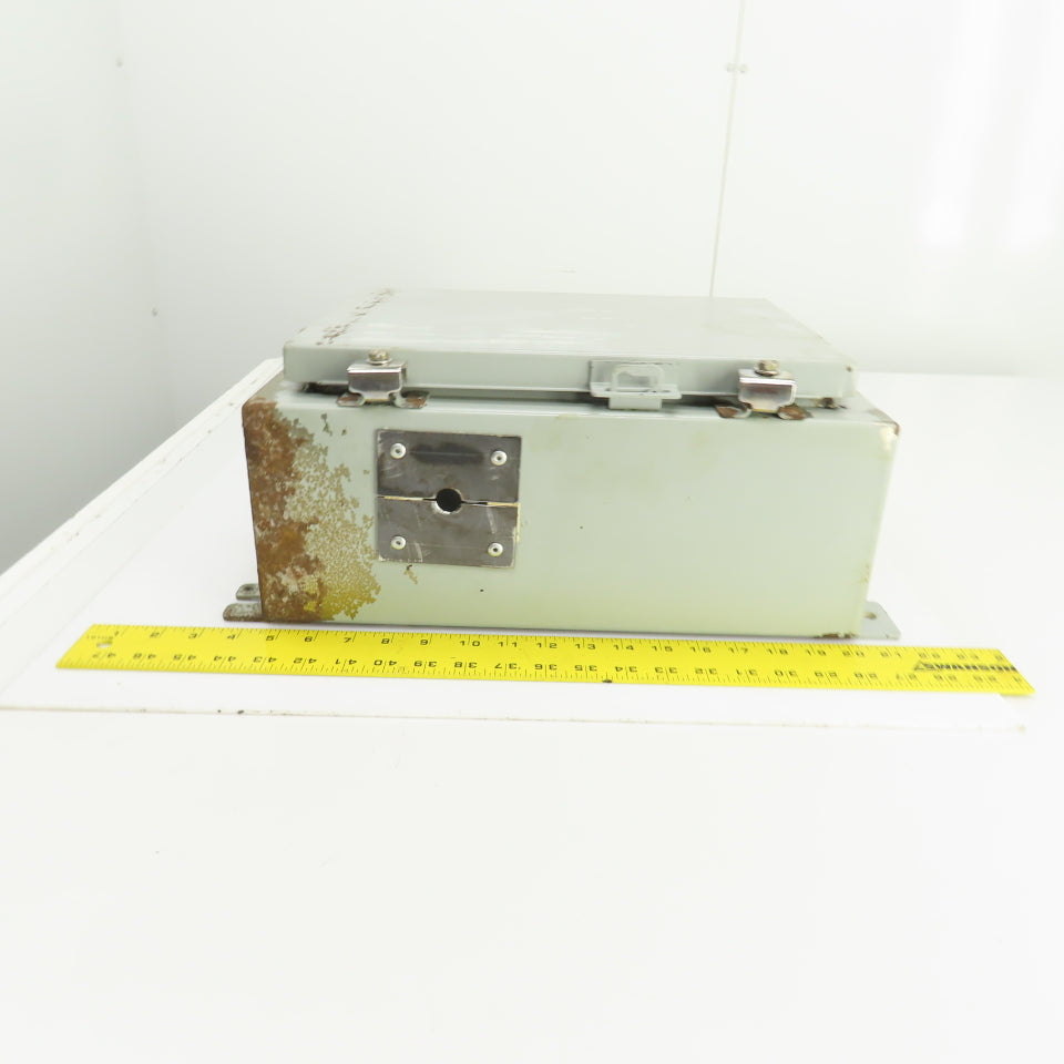Hoffman 16" x 12" x 6" Wall Mount Electrical Enclosure W/Backplate & Hinged Door