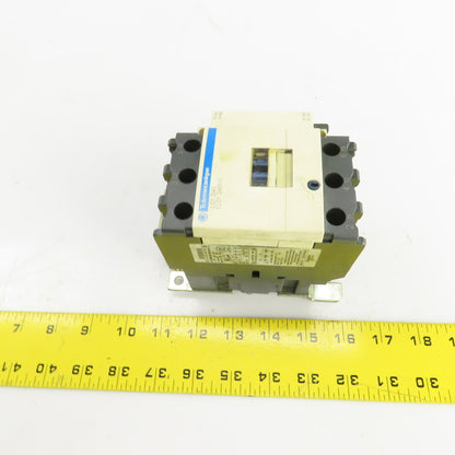 Schneider LC1 D40 LC1 D4011 600V 30HP Contactor 60A W/120V Coil