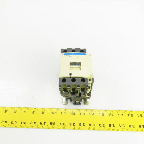 Schneider LC1 D40 LC1 D4011 600V 30HP Contactor 60A W/120V Coil