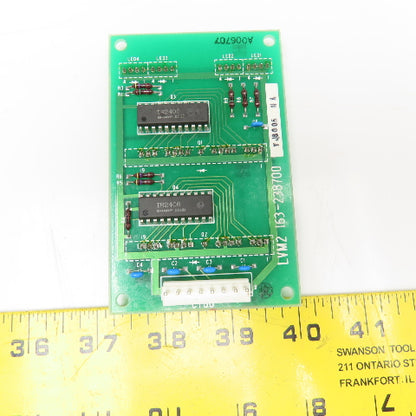 NEC LVM2 163-238700 LED Circuit Board From Makino EC-7050 EDM