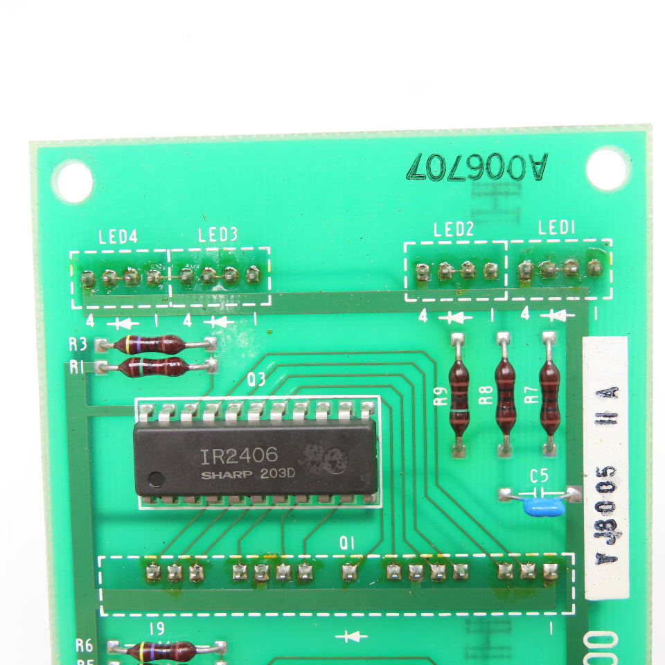 NEC LVM2 163-238700 LED Circuit Board From Makino EC-7050 EDM