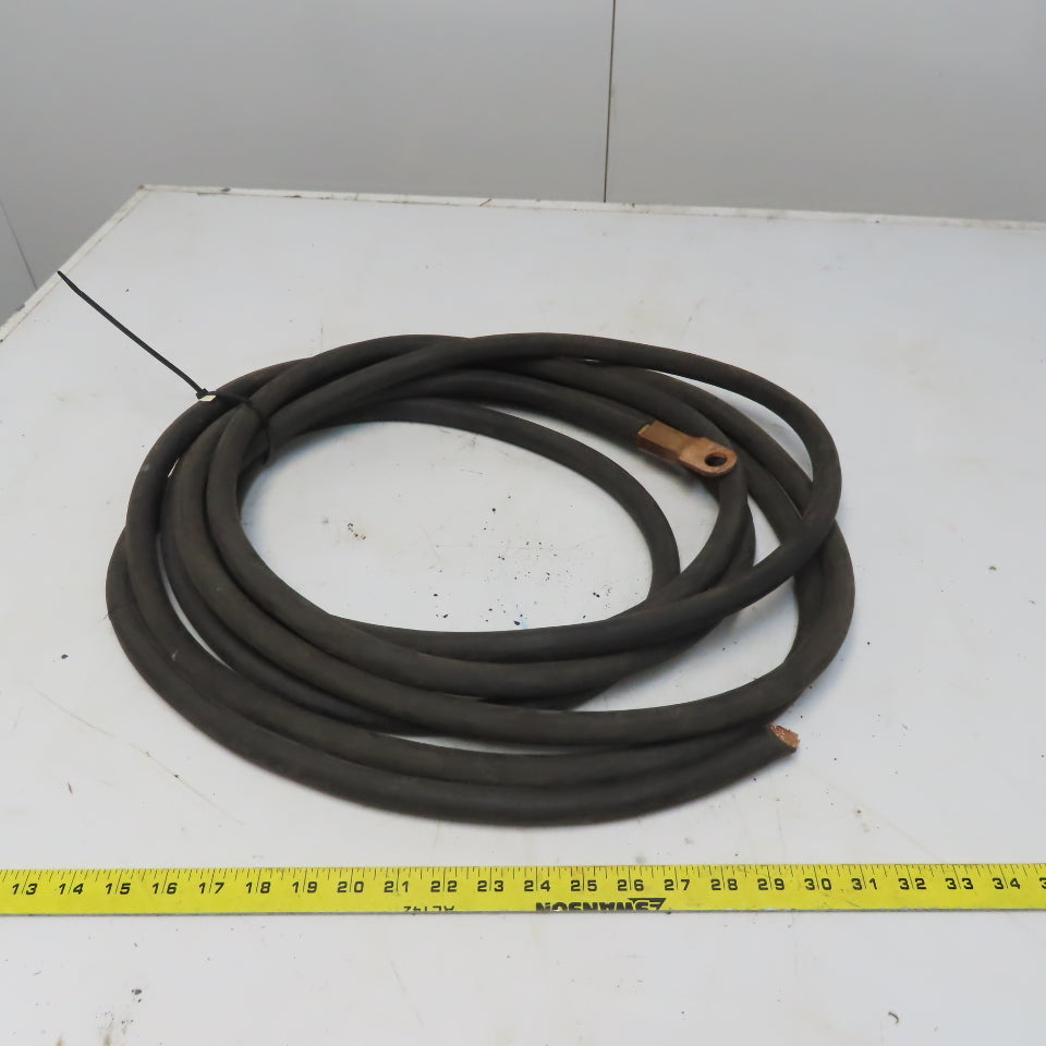Excelene 26' Welding & Battery 4/0 600V Cable Black W/One Terminal Lug End