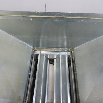 20"x40" To 20x16" Galvanized Steel Rectangular Duct Transition W/Damper