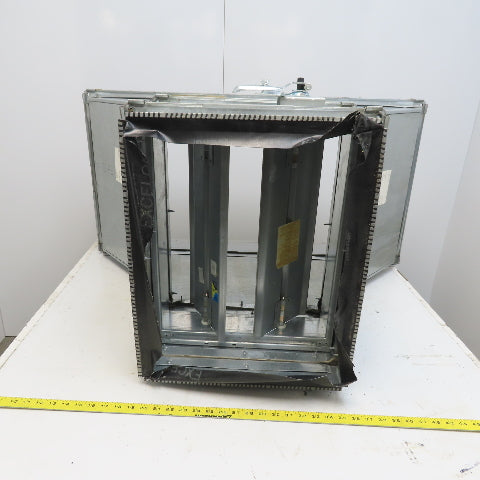 20"x40" To 20x16" Galvanized Steel Rectangular Duct Transition W/Damper