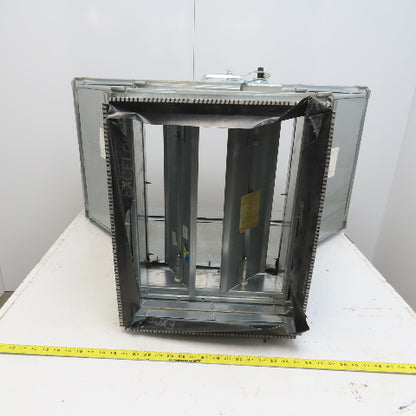 20"x40" To 20x16" Galvanized Steel Rectangular Duct Transition W/Damper