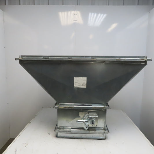 20"x40" To 20x16" Galvanized Steel Rectangular Duct Transition W/Damper