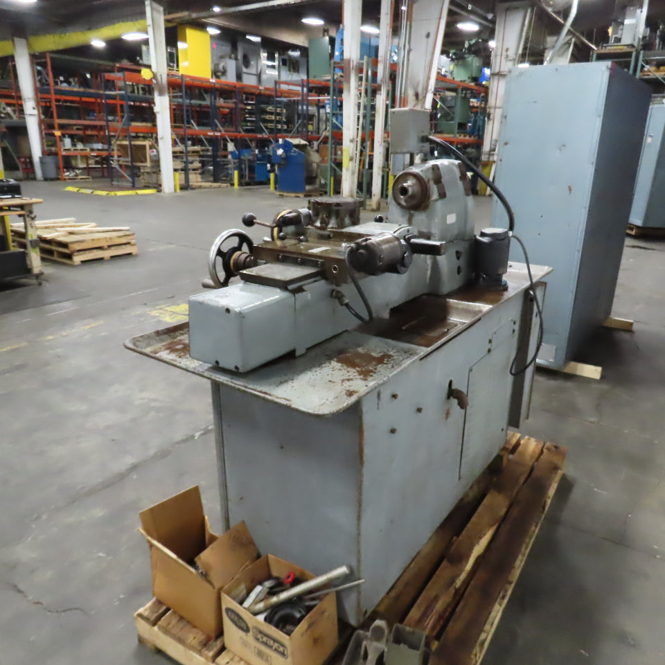 Hardinge Model HC Chucker 8 Position Turret Lathe 220V 3PH Needs Saddle Drive