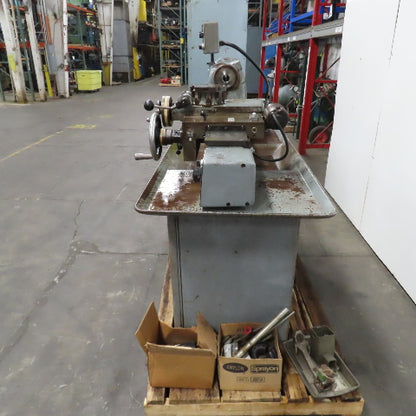 Hardinge Model HC Chucker 8 Position Turret Lathe 220V 3PH Needs Saddle Drive