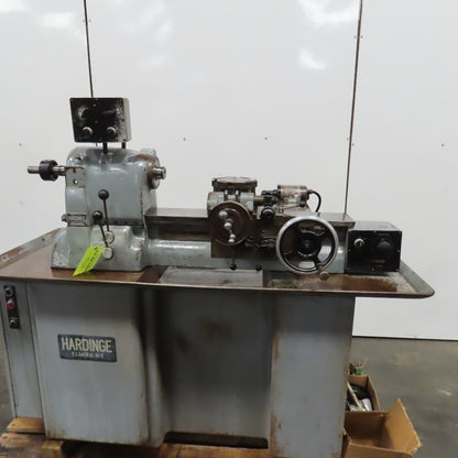 Hardinge Model HC Chucker 8 Position Turret Lathe 220V 3PH Needs Saddle Drive