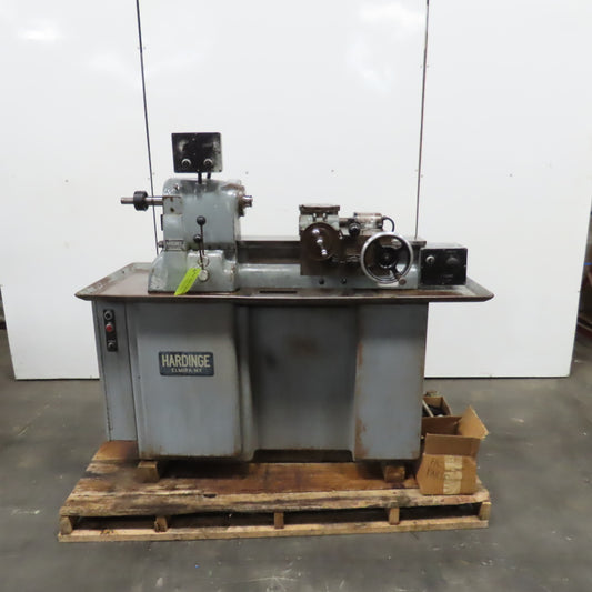 Hardinge Model HC Chucker 8 Position Turret Lathe 220V 3PH Needs Saddle Drive