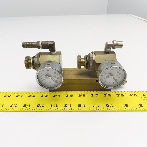 CKD Wilkerson B2519-1C-N 1/4" NPT Brass  Air Pressure Regulator Manifold