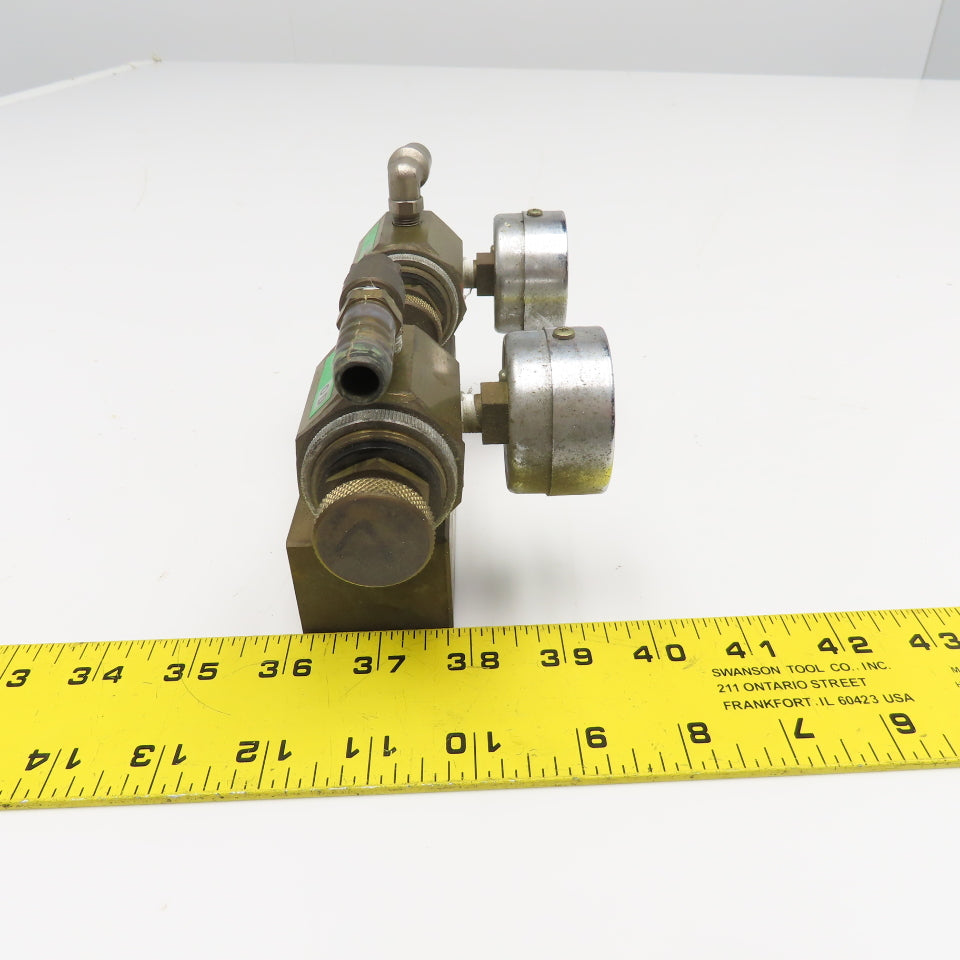CKD Wilkerson B2519-1C-N 1/4" NPT Brass  Air Pressure Regulator Manifold