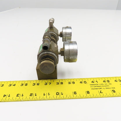 CKD Wilkerson B2519-1C-N 1/4" NPT Brass  Air Pressure Regulator Manifold