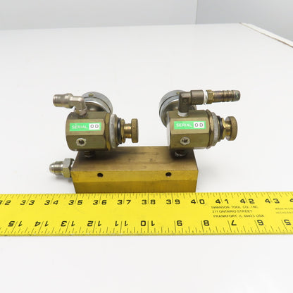 CKD Wilkerson B2519-1C-N 1/4" NPT Brass  Air Pressure Regulator Manifold