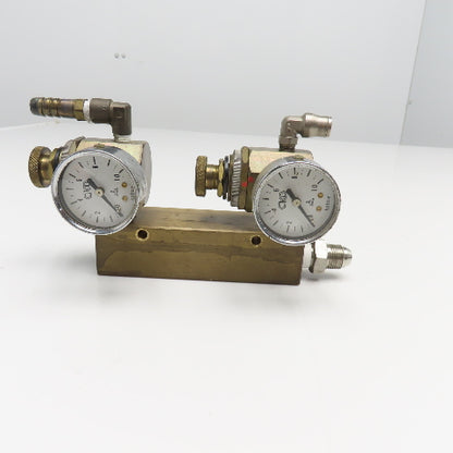 CKD Wilkerson B2519-1C-N 1/4" NPT Brass  Air Pressure Regulator Manifold