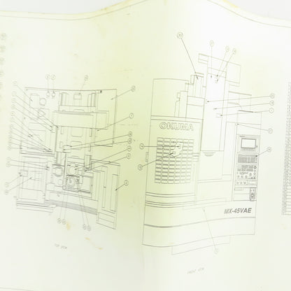 Okuma MX-45VAE Electrical Drawing Manual