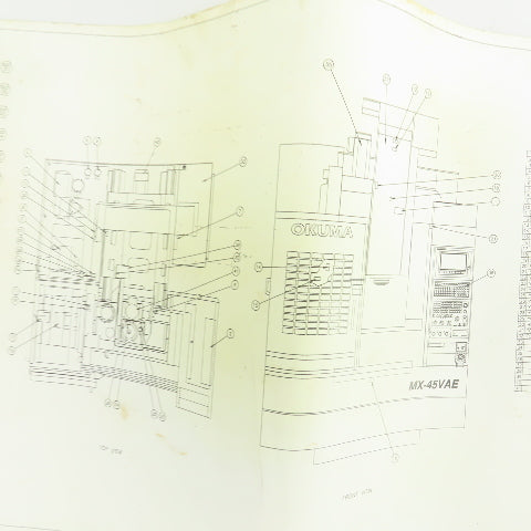 Okuma MX-45VAE Electrical Drawing Manual