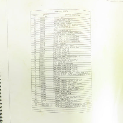 Okuma MX-45VAE Electrical Drawing Manual