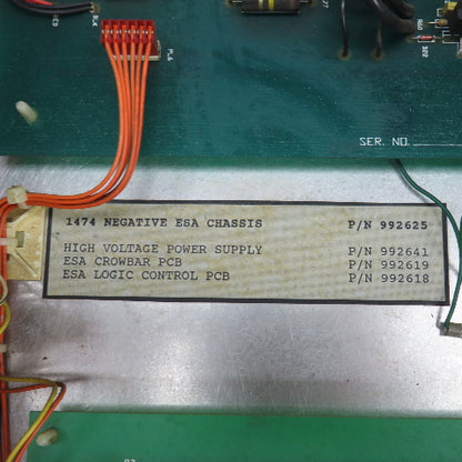Hurletron 1474 992625 Negative ESA Chassis 115/230V AC In