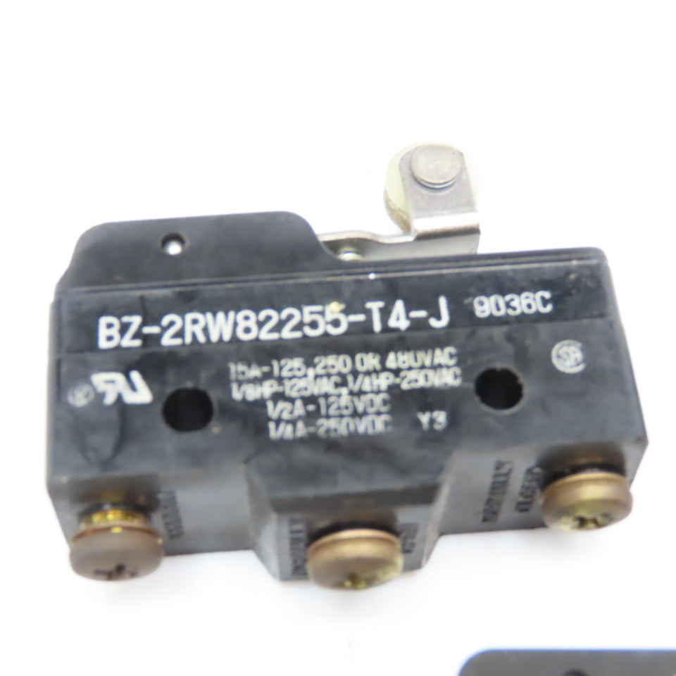 Yamatake BZ-2RW82255-T4-J Micro Switch 480V AC 250CDC Limit Switch Lot Of 3