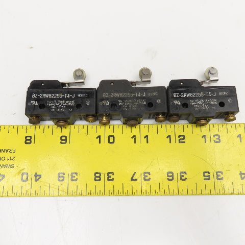 Yamatake BZ-2RW82255-T4-J Micro Switch 480V AC 250CDC Limit Switch Lot Of 3