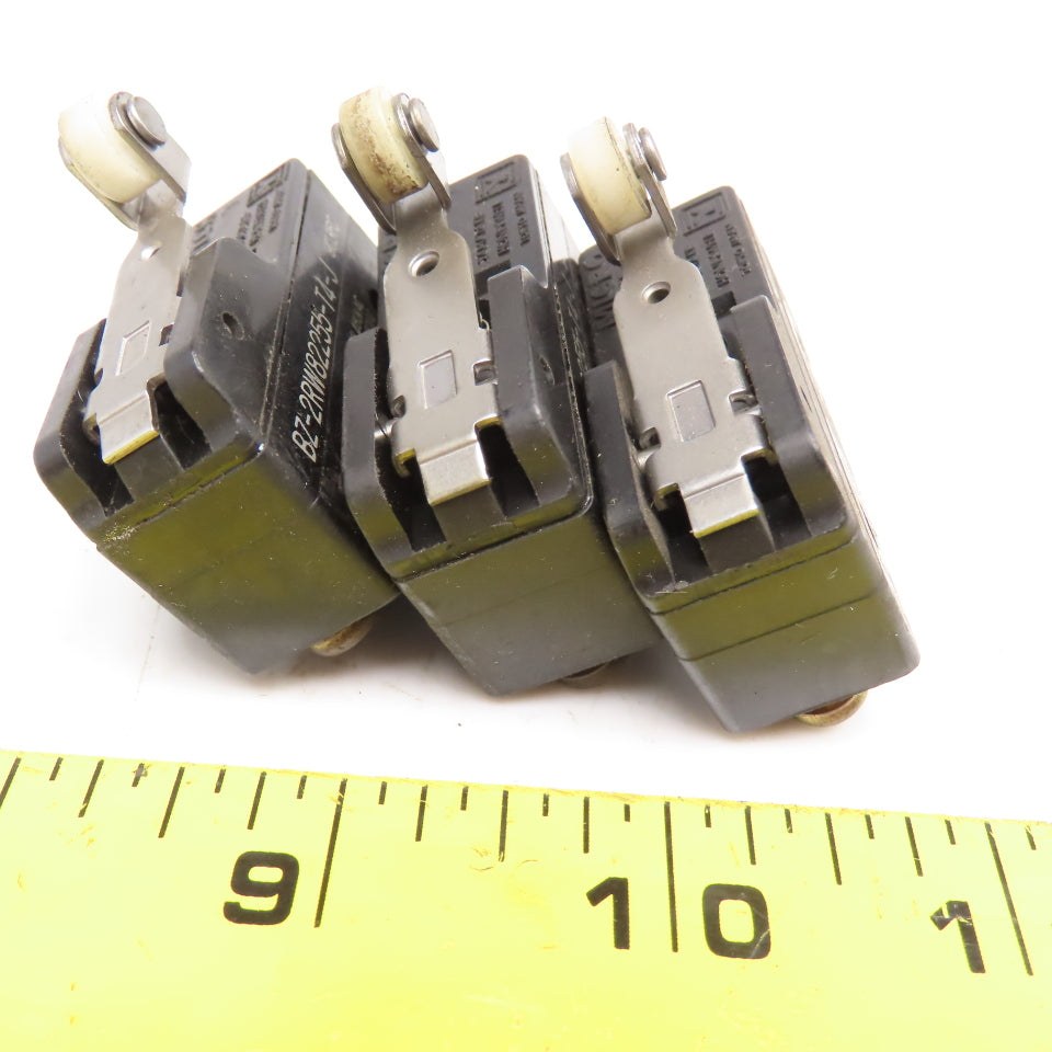 Yamatake BZ-2RW82255-T4-J Micro Switch 480V AC 250CDC Limit Switch Lot Of 3
