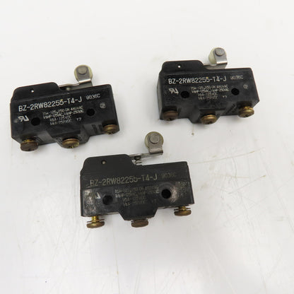 Yamatake BZ-2RW82255-T4-J Micro Switch 480V AC 250CDC Limit Switch Lot Of 3
