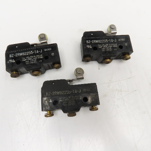 Yamatake BZ-2RW82255-T4-J Micro Switch 480V AC 250CDC Limit Switch Lot Of 3