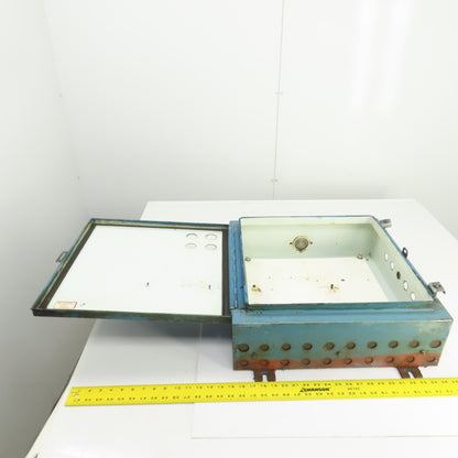 20" x 20" x 6" Wall Mount Electrical Enclosure W/Backplate & Hinged Door