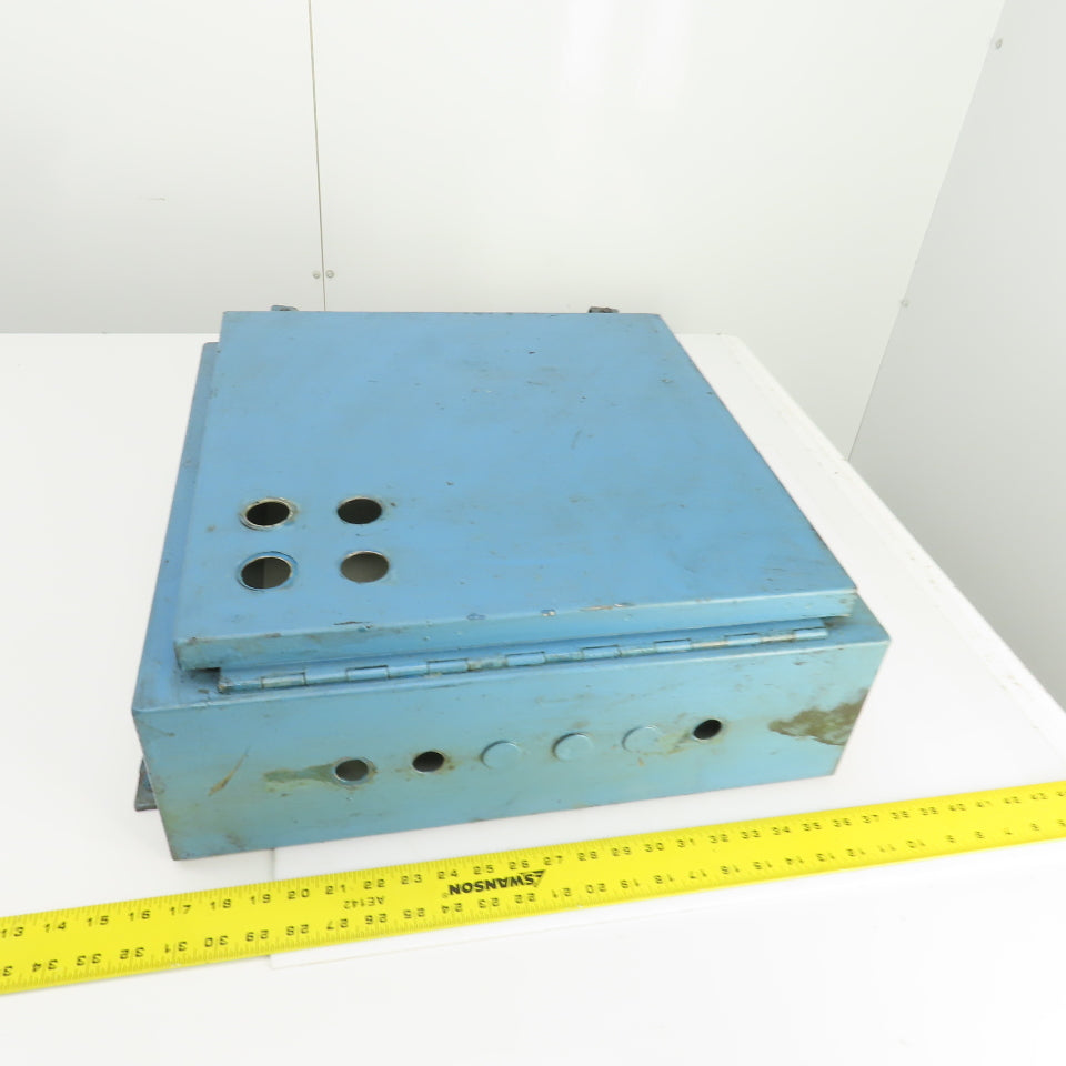 20" x 20" x 6" Wall Mount Electrical Enclosure W/Backplate & Hinged Door