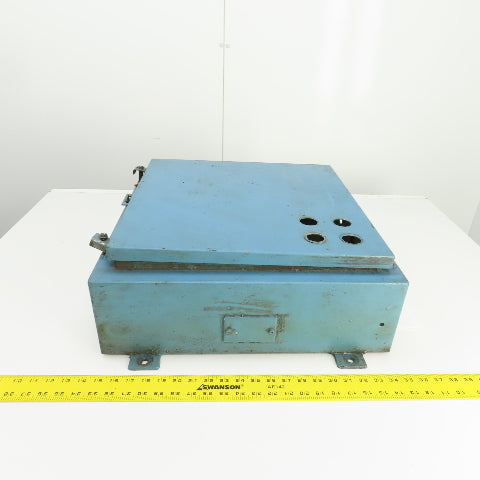 20" x 20" x 6" Wall Mount Electrical Enclosure W/Backplate & Hinged Door