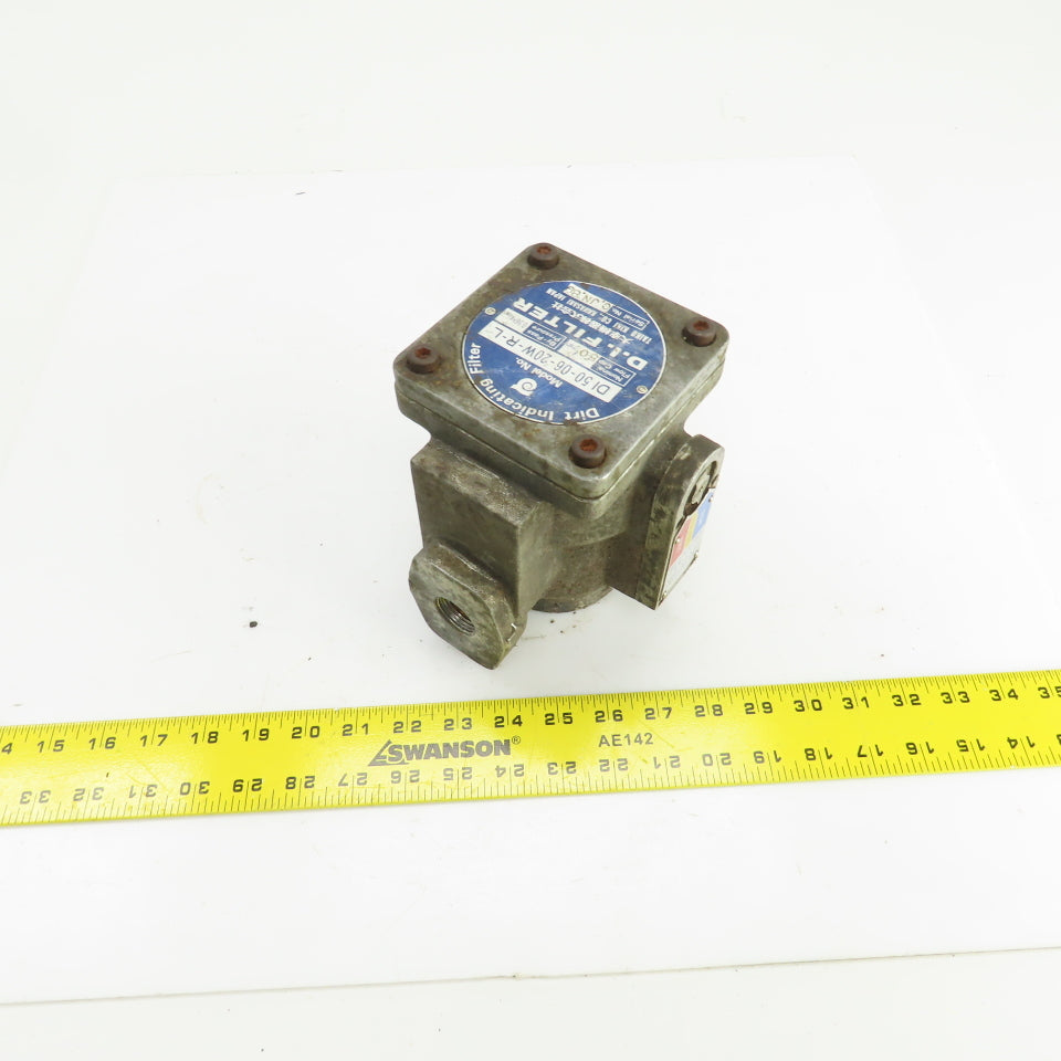 Taiko Kiki DI 50-06-20W-R-L Dirt Indicating Filter 50 l/min 0.56 kg/cm 3/4" NPT
